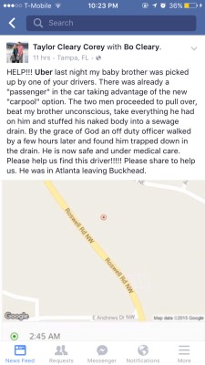 kimreesesdaughter:  bigtitbandit:  kimreesesdaughter:  bigtitbandit:  kimreesesdaughter:  uglyassprettyboy:  juugmayne:  Be careful riding uber in Atlanta y'all.  @modernday-siren @raegannomics   !!!!!!!!!! BOOST!!!!!!!!ATLANTA, GEORGIA!   This was just