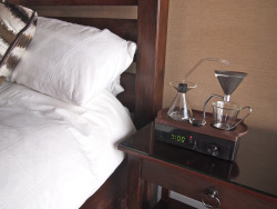 The Barisieur is an alarm clock and coffee
