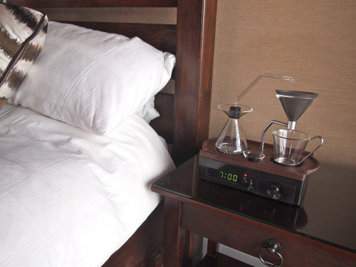 The Barisieur is an alarm clock and coffee adult photos