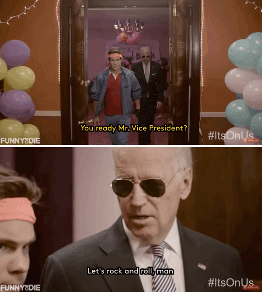 refinery29:  Joe Biden crashed a college party in this new #ItsOnUs PSA explaining