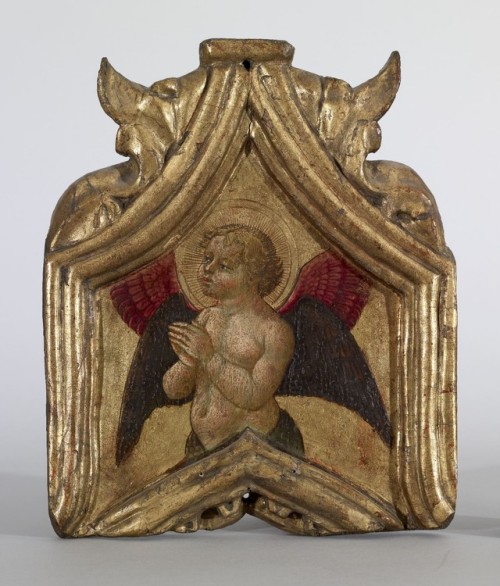 Un ángel por Niccolò da Foligno, segunda mitad del s. XV.