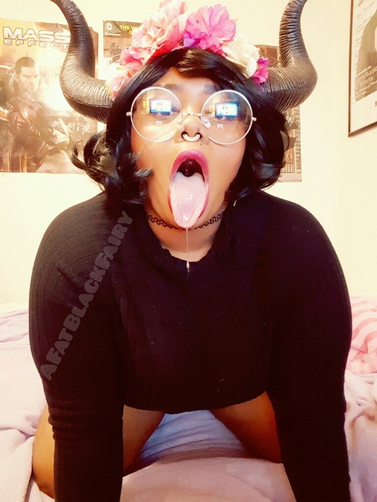 afatblackfairy:  afatblackfairy:  Dionysus Plays~ 🐃💕 [Video + Picture Deal]
