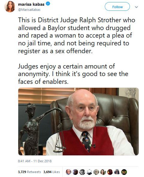 niggazinmoscow: Pretty sure if this judge, or any judge, has daughters or sisters and they were raped there would be no freedom and no such action like this “handshake” deal for the rapist. How can complicit judges look at their own faces in the mirror