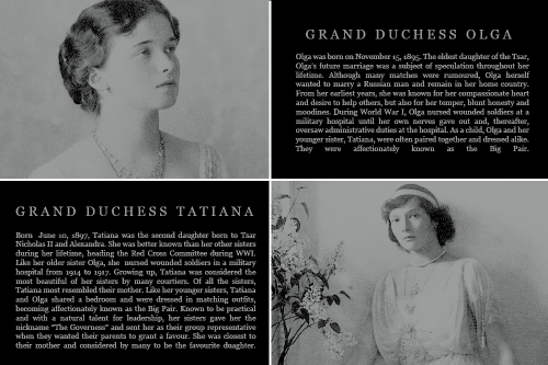 spoopyduchess:THE LAST IMPERIAL FAMILY: The Romanovs ( insp. ) 