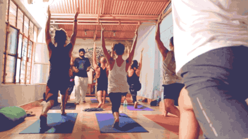 the-art-of-yoga:  Mitra’s class at Yoga Vinni in Rishikeshphotographer yogicasinoॐ☯The Art of Yoga☯ॐ