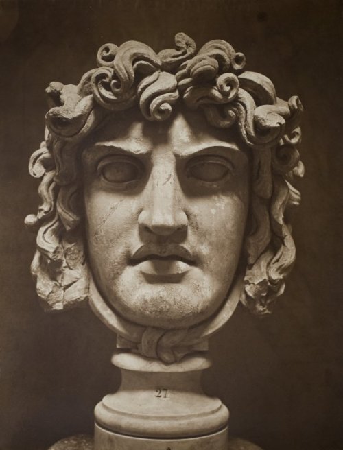 centuriespast:Adolphe BraunFrench, 1811–1877Mask of Medusa (Masque de Méduse), 1862Art 