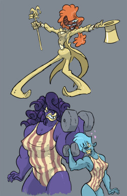 “SHOWTIME!”Some doodles from over the