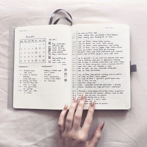 gloomy-collects: not very good pictures but December ➡️ January monthly spread, gratitude log + mood