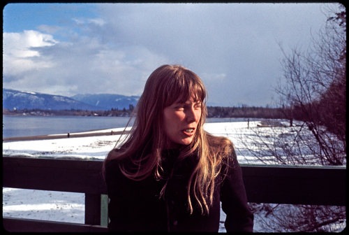 bobdylan-n-jonimitchell:Joni Mitchell, Vancouver, Canada, ca. 1969.