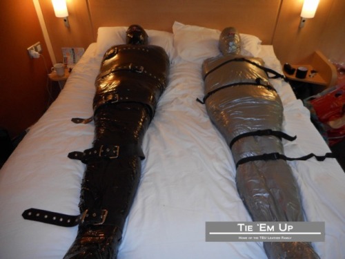 Porn Pics heavy-bondage:  Strapped up and mummified