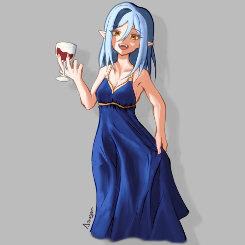 Fancy Elf, Maybe Shes At A Party Or Somethin