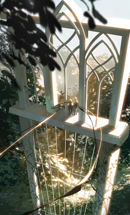 seventypercentethanol:  amidst the ruins of a sealed gate, patience.