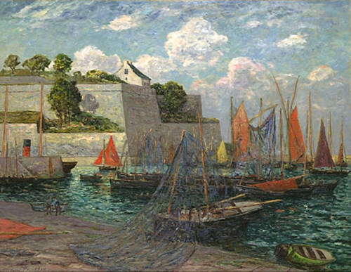 Port castle of Belle-Ile, 1910, Maxime Maufra