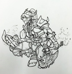 jen-iii:I drew my Draenei Protection Paladin