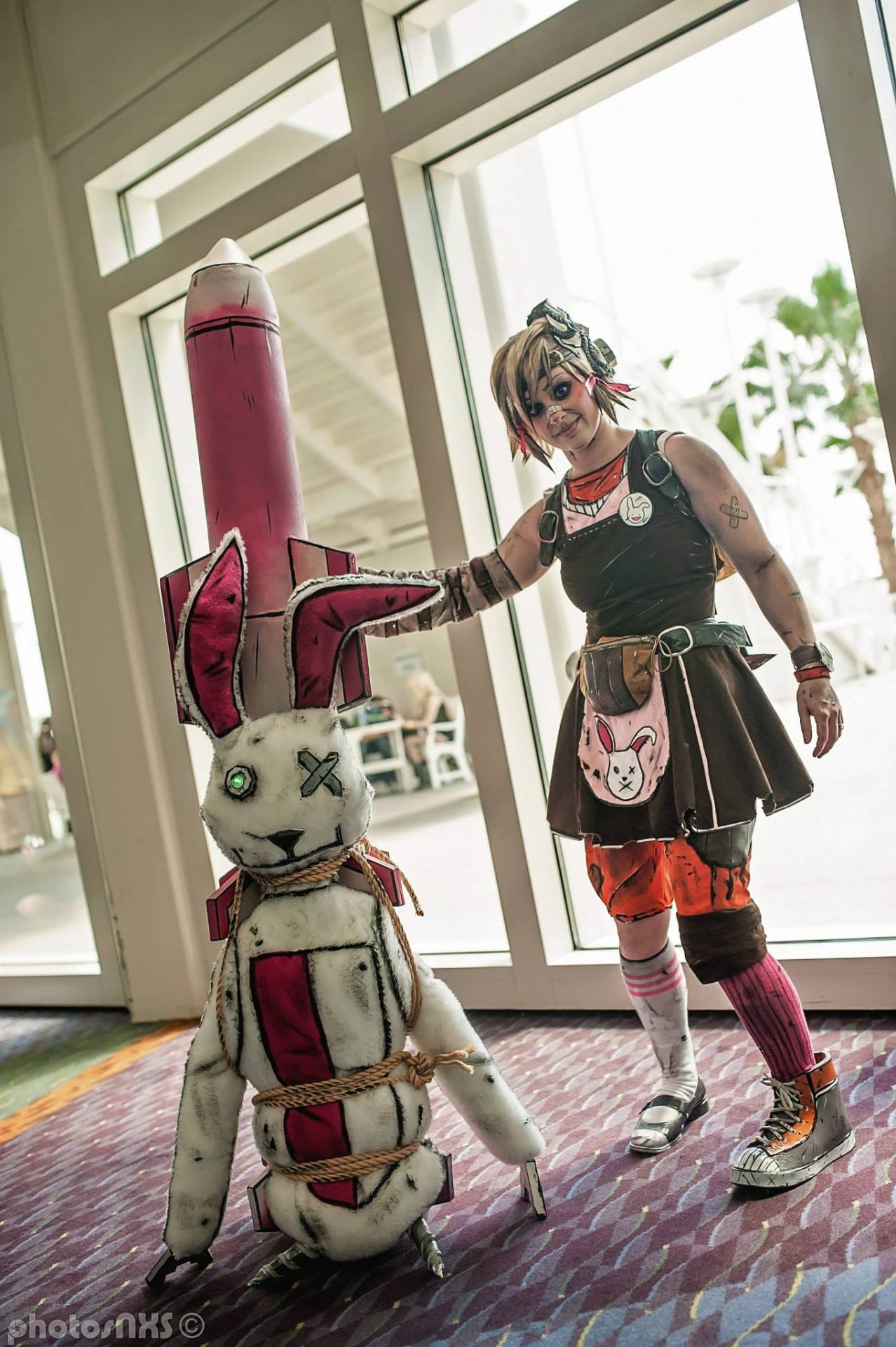 ikaricrossinglines:  videogamecosplay:  Tiny Tina cosplay by Seraph Cosplay. +Info:Model