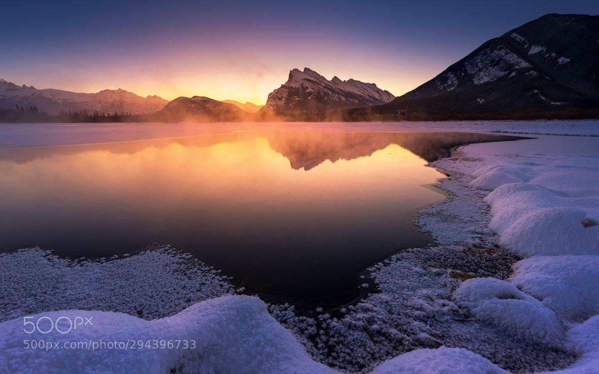 梦幻朱砂湖 Sunrise@ Vermillion Lake