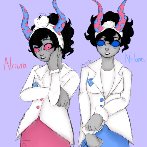 ELLO IM BACK AGAIN- Here We Have This Time, Twin Hatchmates!!!![Pink Dress = Alovra Blosum, Blue Dress