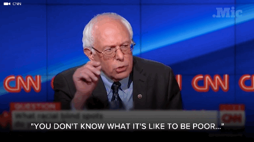 micdotcom:  When asked about racism and the criminal justice system at the Democratic debate Sunday night, Bernie Sanders gave the above answer. But not everyone was on board with his “ghetto” comment.
