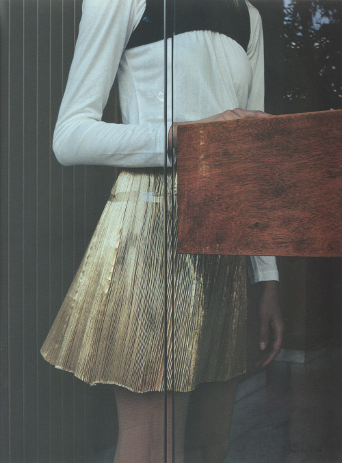 h-inoki: Passage en revue - Helmut Lang by Jan Welters, Sept 2002, Jalouse