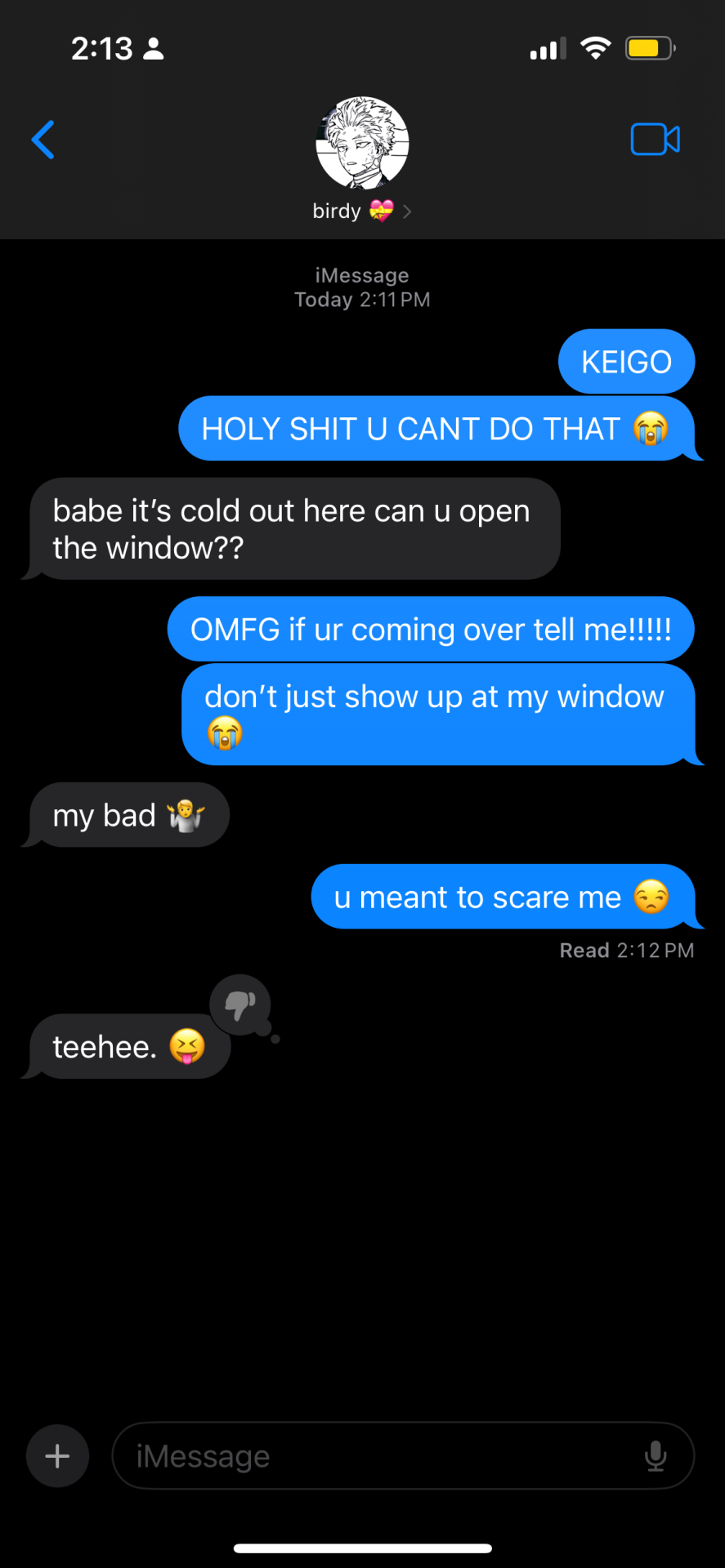 MHA BF/GF TEXTS ! 