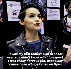 gifdeadpool - Brianna Hildebrand on what it was like being on...