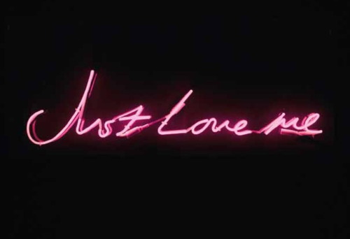 romanceangel:JUST LOVE ME / JUST LET ME LOVE YOU BY TRACEY EMIN 1998 & 2016
