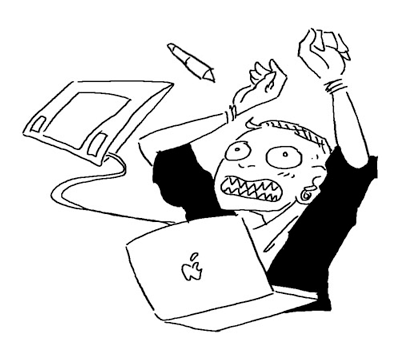 Look I made a crappy gif out of a crappy drawing! Online-portfolio crit, people.