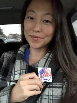 lifeofgorgeouschaos32:  I voted… Did you? 🤔🇺🇸☺️oxxo ~💋M