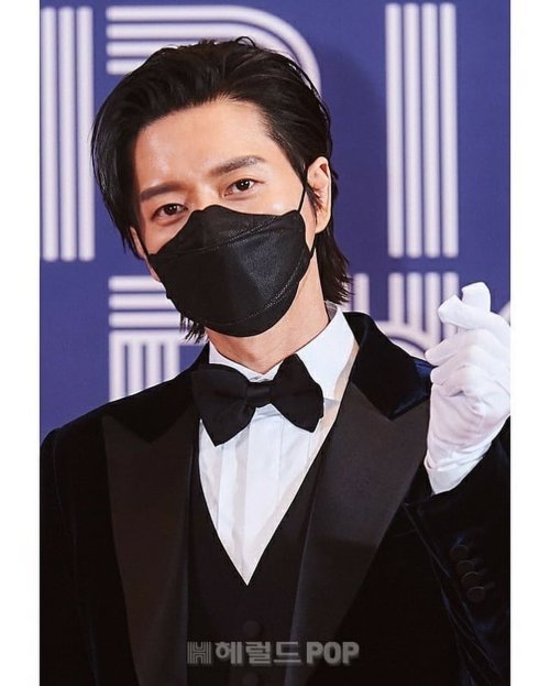 Park Hae Jin attends the &lsquo;2020 MBC Drama Awards&rsquo; held at MBC in Sangam-dong, Mapo-gu, Se