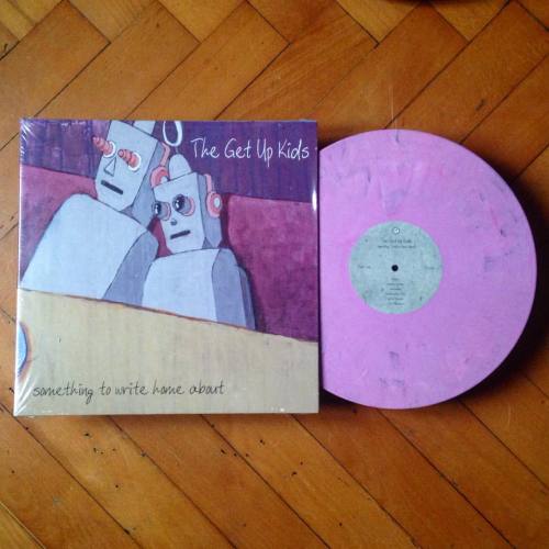 The Get Up Kids - Something To Wrote Home About | Pink Grey White Marble Vinyl | 2015 Doghouse Recor