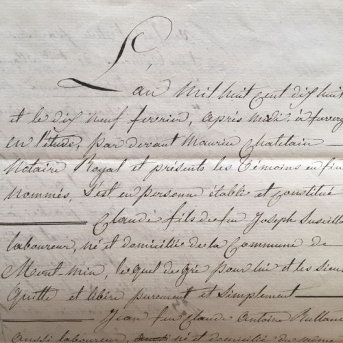Spent The Afternoon Reading And Translating Some French Documents From The 1800s ✍