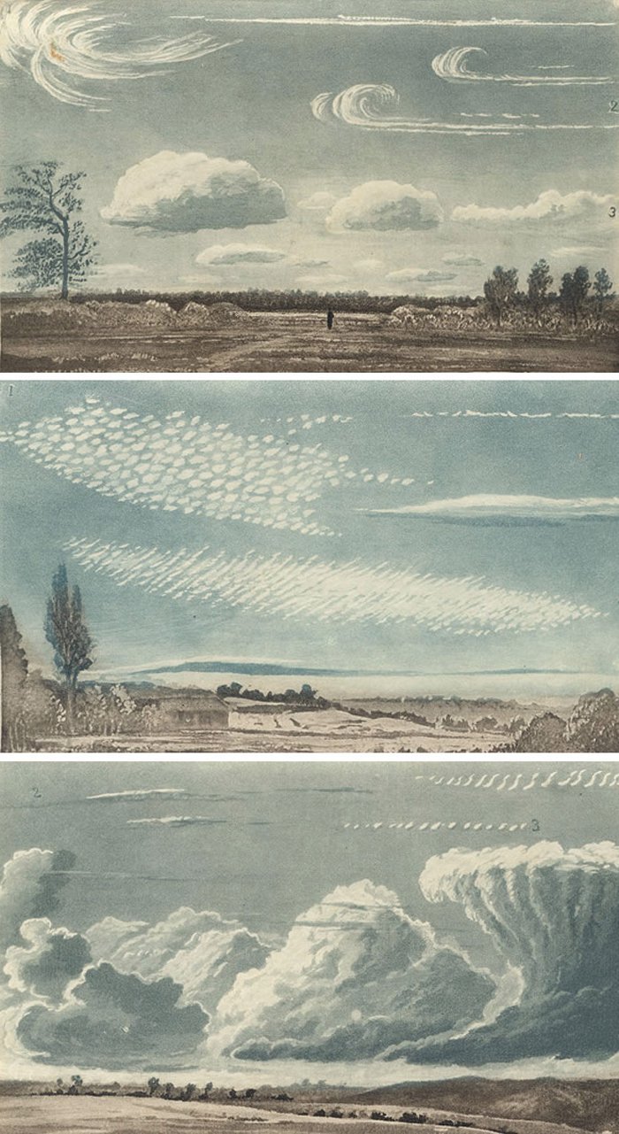 furtho:    Thomas Forster’s cloud studies, from Researches About Atmospheric Phenomena,