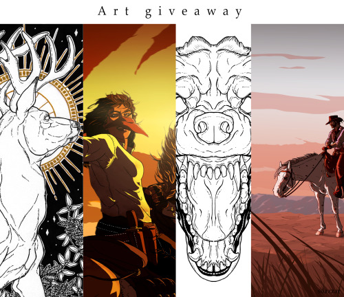 soazzar:Art giveaway for the 3000+ followers (and bots :,) ) ! It never ceases to amaze me, so it de