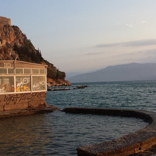 Just right off of #Beaches in #Greece. By the 5 Canons in #Nafplio. #Instagreece #Peloponnese #Bourt