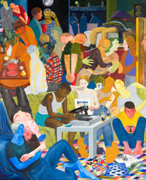 yellowsunbluedove: mtungi: Another Green World (2015), Nicole Eisenman This is the greatest painting