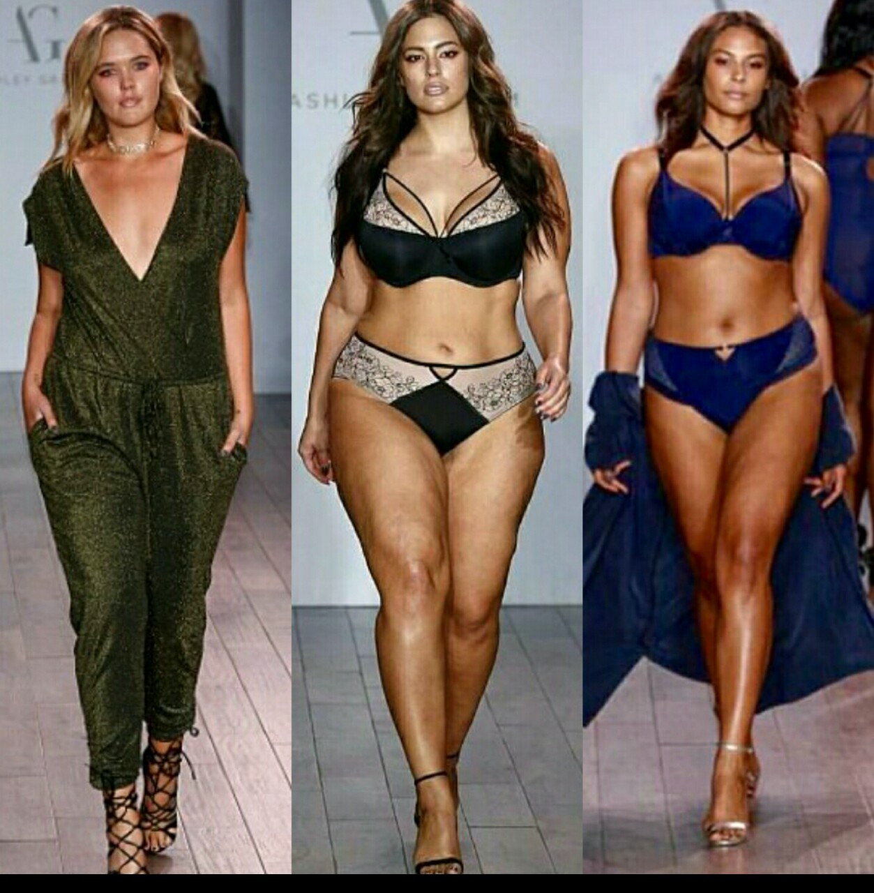 beyond-the-curve:  Looks from the  Addition Elle X Ashley Graham show 2016  Models: