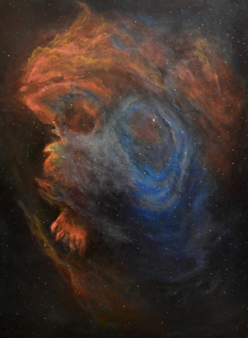 bestof-society6:  ART PRINTS BY ALIZEY KHAN    Flame Nebula   Butterfly Nebula Painting   Andromeda Galaxy   Crab Nebula   Monkey Head Nebula  