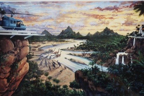 Concept Art For JURASSIC PARK (1993) By Craig Mullins (image 1) And John Bell.