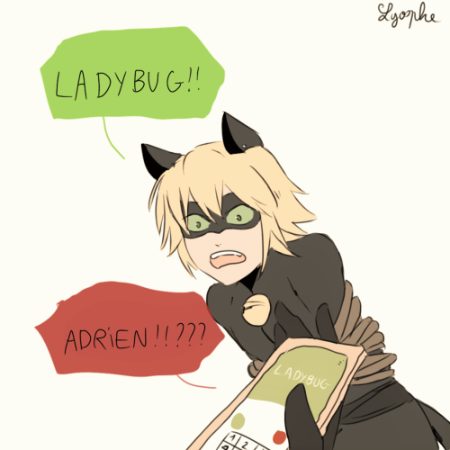 With that logic, It just means that you are Chat Noir, Adrien.