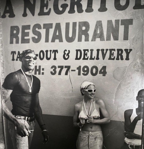  Madonna and Dennis Rodman photographed by Melodie McDaniel for Vibe magazine in 1994. The magazine’