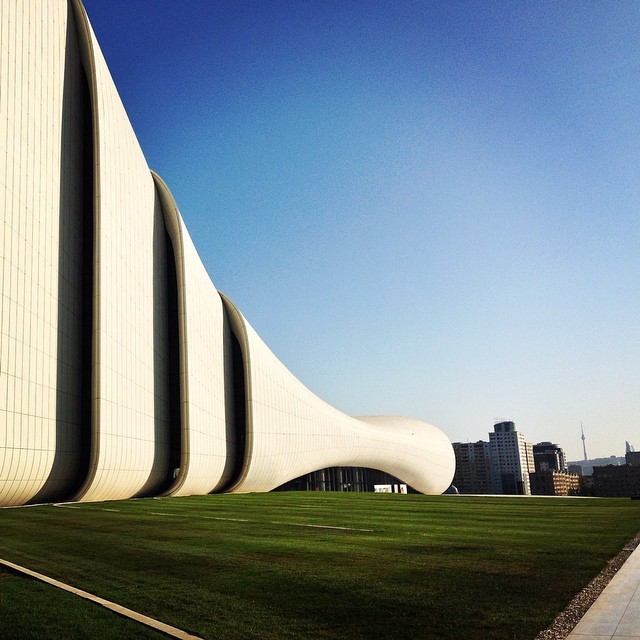 instagram:  A Sweeping Symbol of Modernity in Azerbaijan  For more photos and videos