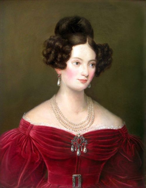 Princess Ludovika of Bavaria (Marie Ludovika Wilhelmine), Duchess in Bavaria (30 August 1808 - 25 Ja