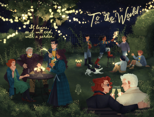ami-v-dragnire:HAPPY NEW YEAR!!! ..Here’s the cover I did for the @totheworldzine! I can’t believe I