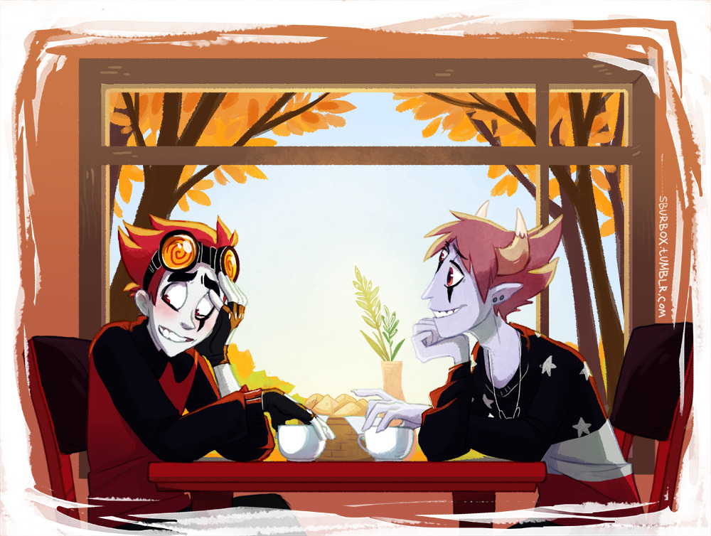 sburbox:  my friend wrote a really CUTE fic about these two! x)“Six Days“ (rus)