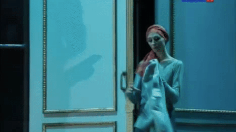 tsiskaridze:Svetlana Zakharova during the ill-fated “Nureyev” dress rehearsal at the Bolshoi.