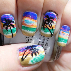 nailpornography:  Tropical NOTW inspiration!