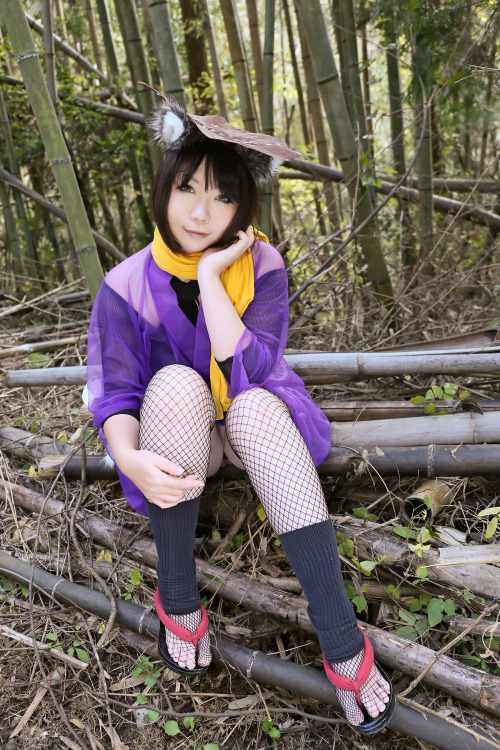 Cute Cosplay Girl Higurashi Rin (Kitsune-Chan) 1-29