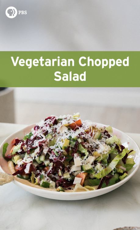 Vegetarian Chopped Salad from PBS Food