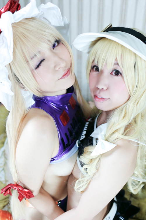 Porn Pics Touhou Project - Yukari Yakumo & Marisa