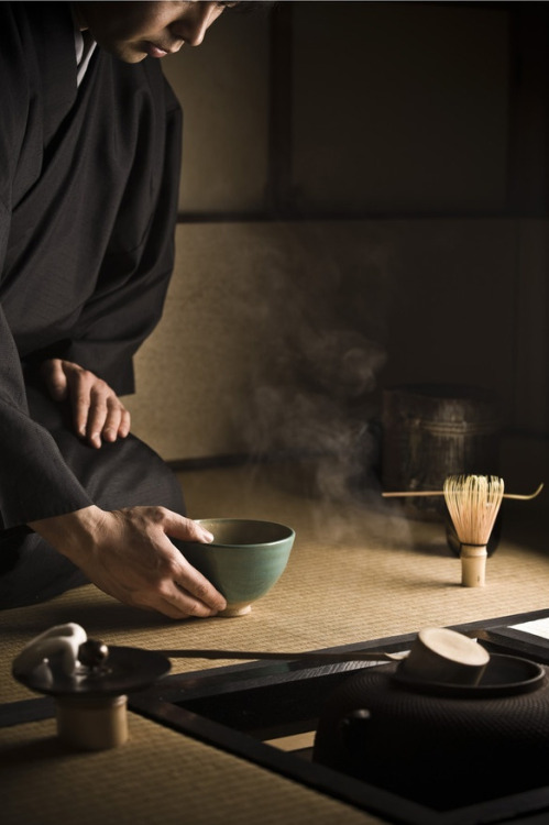 Japanese tea ceremony  by Takao Tsushima